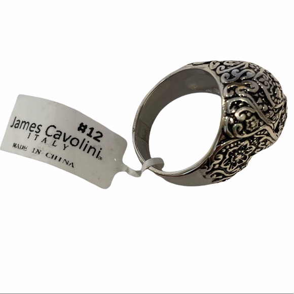 James Cavolini Italy Men’s Skull Ring Size 12, with tags - Picture 6 of 6